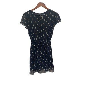 Billie & Blossom Origami Paper Fox Skater Deess Chiffon Keyhole Closure 10P